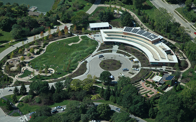 JRA_Chicago Botanic Garden Childrens Learning Campus_Aerial